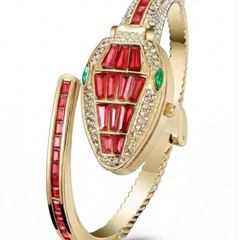 Red Snake Watch Bracelet