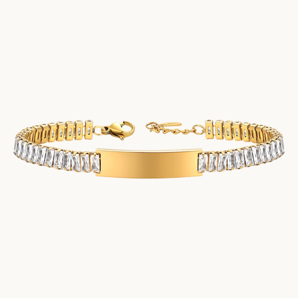 Cubic Zirconia Chain Bracelet