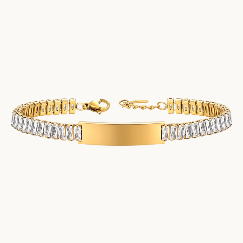 Cubic Zirconia Chain Bracelet
