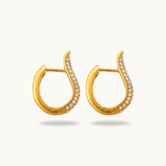 Evoke Studded Hoop Earrings