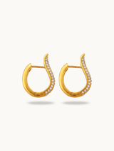 Evoke Studded Hoop Earrings