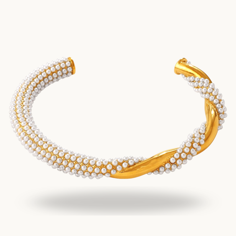 Twisted Pearl Bracelet