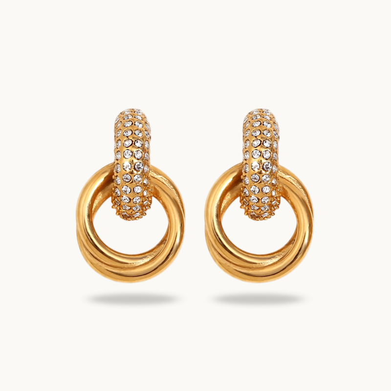 Urban Edge Studded Earrings