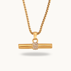 T-Bar Pendant Necklace