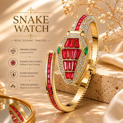 Red Snake Watch Bracelet