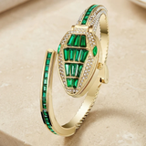Green Snake Watch Bracelet