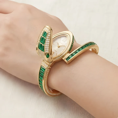 Green Snake Watch Bracelet
