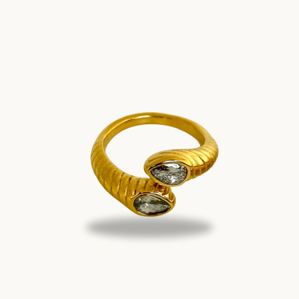 Dainty Snaky Adjustable Ring