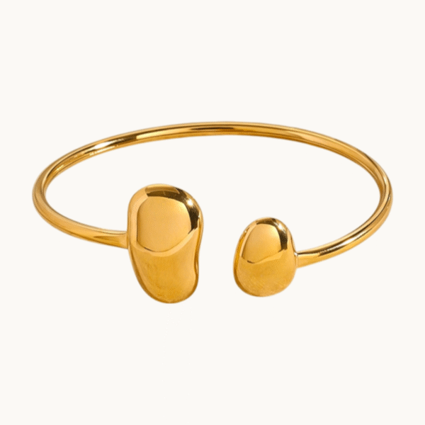 Gold Bean Flexible Bracelet