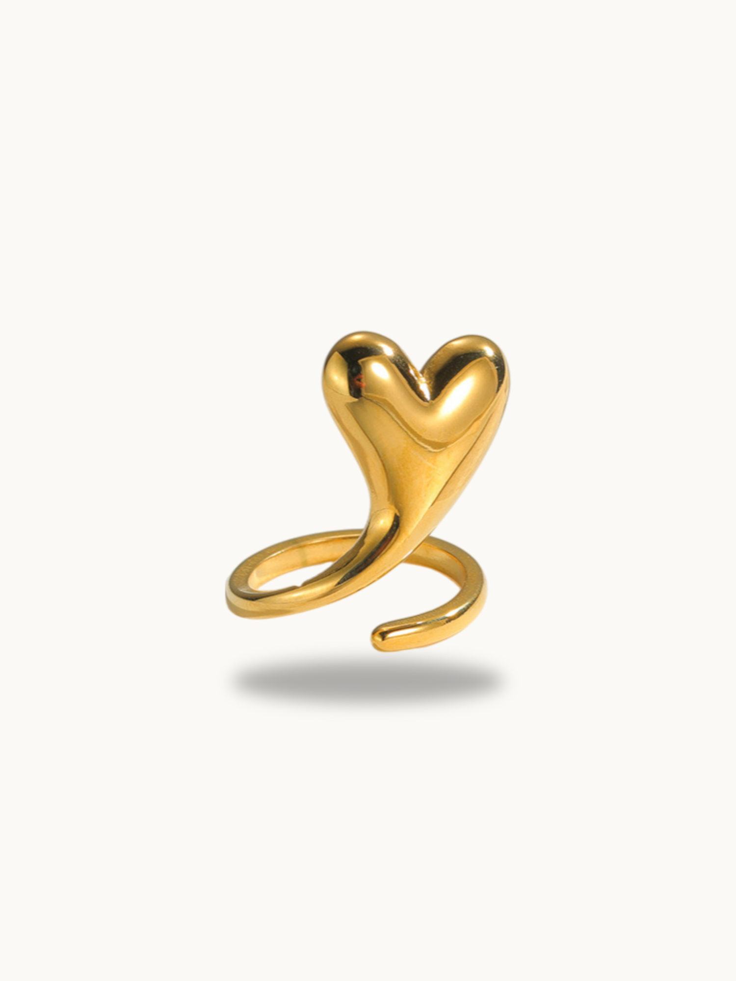 Snaky Heart Ring - Image 6